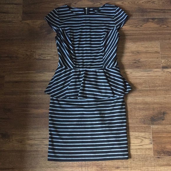 Mossimo Supply Co. Dresses & Skirts - NWT Mossimo black and grey peplum dress size S